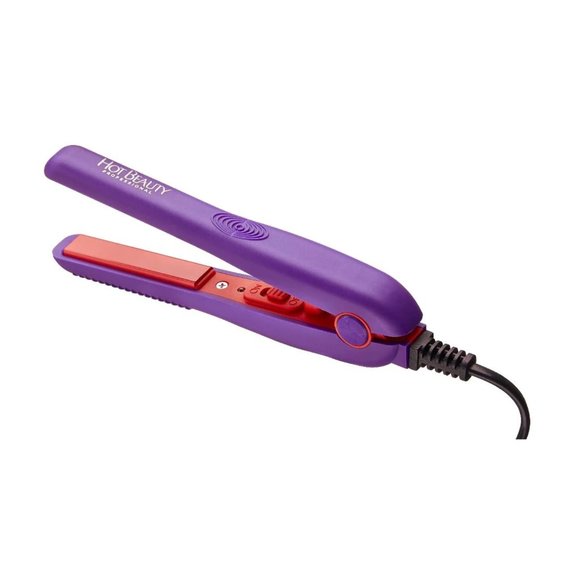KISS - HOT BEAUTY 1/2' MINI FLAT IRON VIOLET - Picture 1 of 5